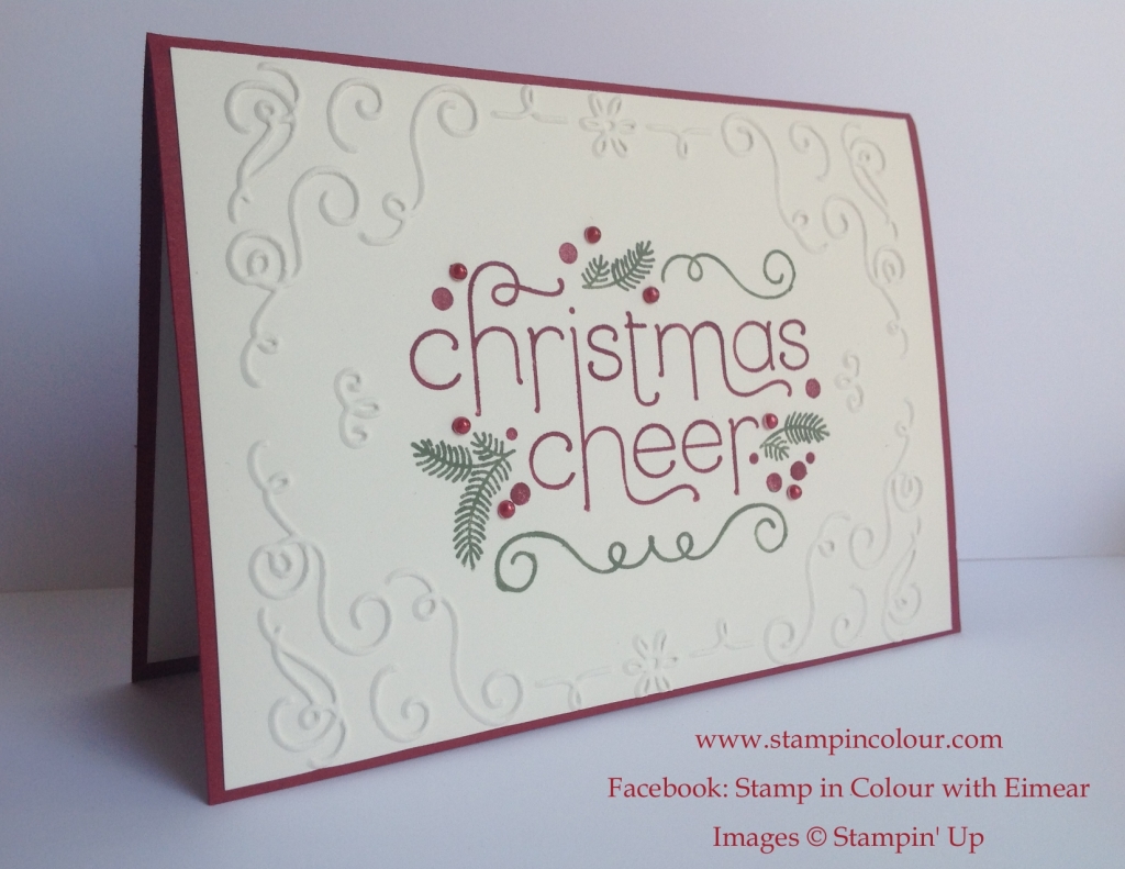 Stampin' Up Christmas Cheer Catalogue Case-001