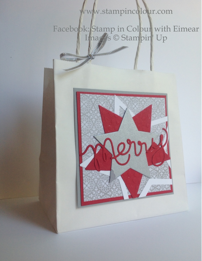 Stampin' Up Merry Gift Bag-001