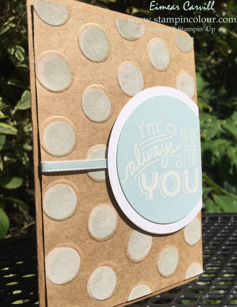 Stampin Up Friendly Wishes and Polka Dots-001