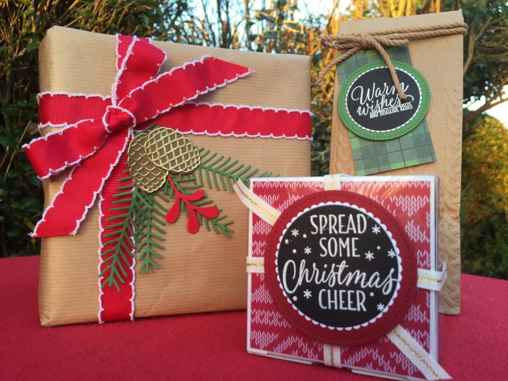 Stampin' Creative Christmas Gift Wrapping Ideas
