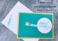 Picture Perfect Birthday for Inspire Create Challenge #5, Eimear Carvill, www.stampincolour.com