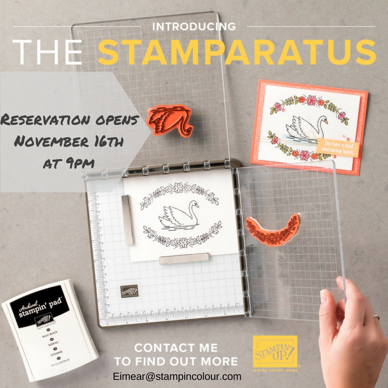 Stamparatus Reservation opens November 16th