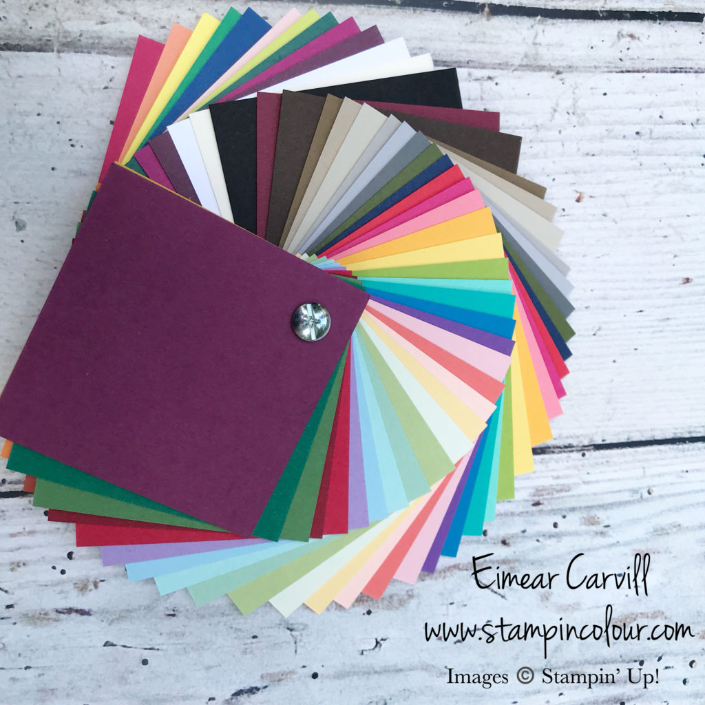 Stampin' UP 2018 New Colour Revamp Eimear Carvill www.stampincolour.com