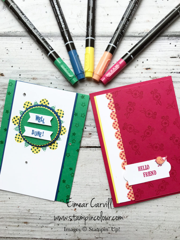 Stampin' Creative Blog Hop - Introducing the New In-Colors with Pick a Pennant