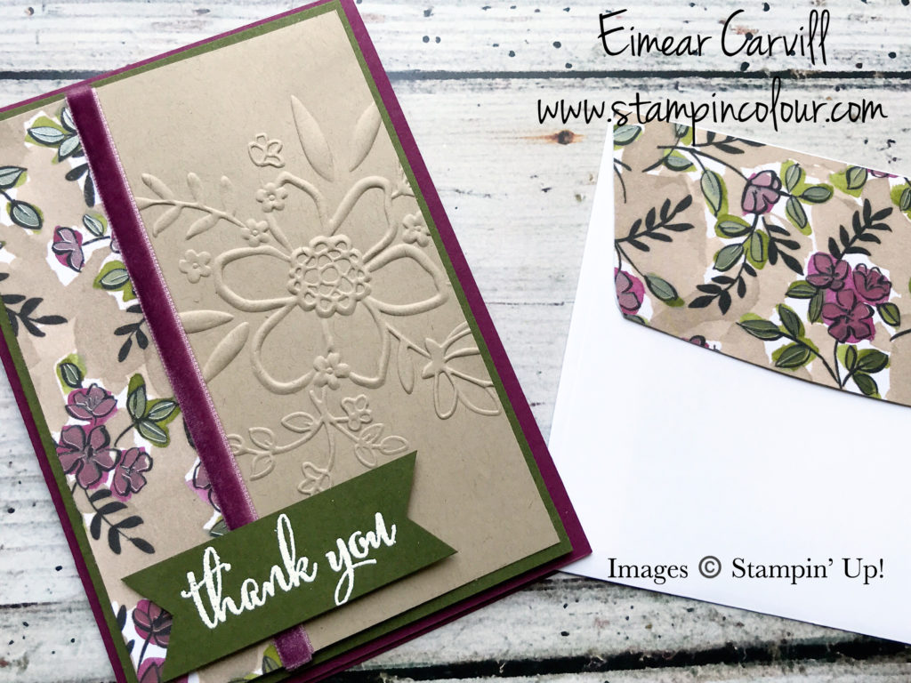 Share What You Love, Thank You card, All Occasion card, Eimear Carvill www.stampincolour.com