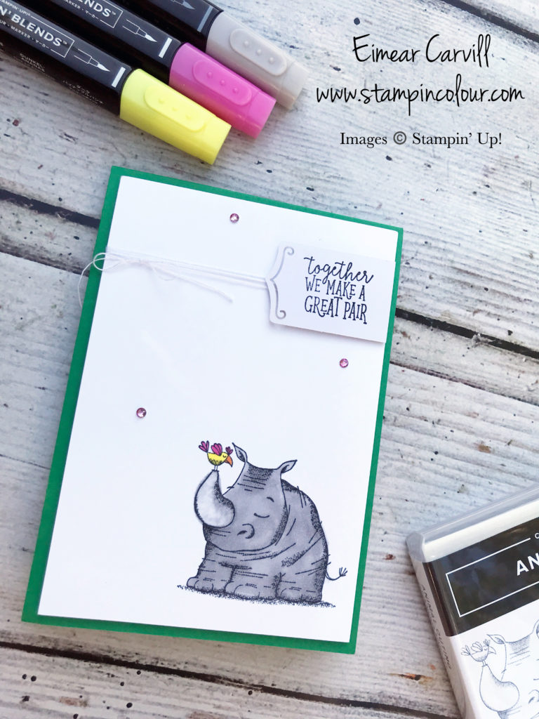 New product Blog Hop, Animal Outing, Share What You Love Embellishment Kit, Stampin' blends, Quick and Easy Cards, Papercrafting