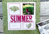 Scrapbooking Global July Challenge, Rooted in Nature Scrabook page, Melon Mambo, Old Olive, Summer Memories, Make a Difference, Stampin’ Up Scrapbooking, Eimear Carvill, www.stampincolour.com