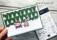 Stampin' Up Santa's Workshop Wiper Card, Eimear Carvill www.stampincolour.com, Signs of Santa stamp set, Pop-up Christmas card, handmade Christmas cards, Snta