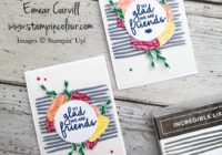 Incredible Like You, Enjoy the Little Things in Life Video Blog Hop, Vellum in card making, Floral All Occasion cards, handmade cards and gifts, handstamped cards, 2018-2020 In-Colors, Eimear Carvill www.stampincolour.com