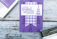 Simple Stamping, Amazing Life, Highland heather, Gingham Gala, birthday cards, handmade cards and gifts, papercrafting, Stampin' up uk. Eimear Carvill www.stampincolour.com