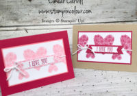 All My Love, handstamped Valentines , CASE-ing Tuesday #186, quick and easy cards, Eimear Carvill, www.stampincolour.com