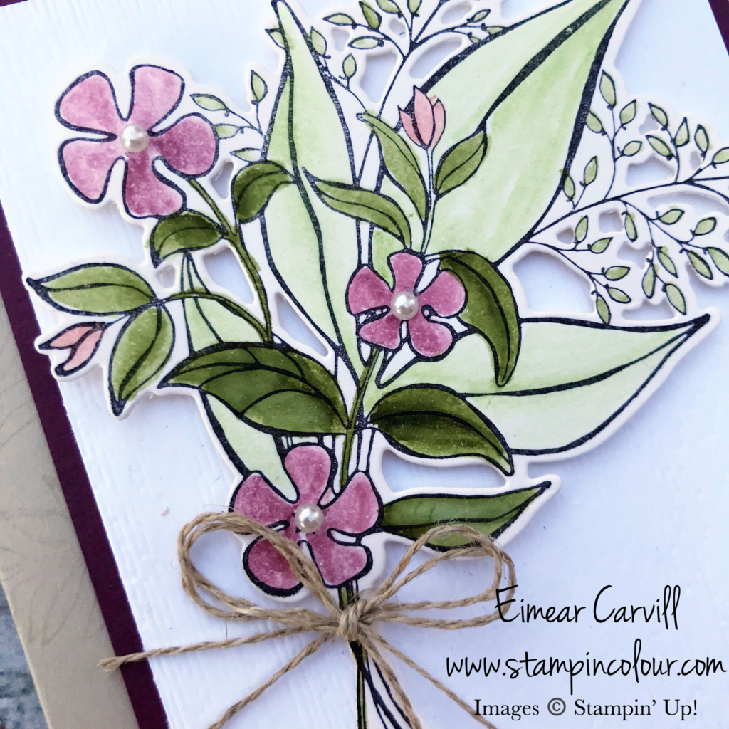 Wonderful romance, Blender pens, springtime blooms, handmade cards and gifts, paper crafting, Stampin' up Uk, floral romance, Eimear Carvill, www.stampincolour.com