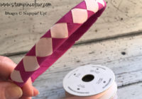 Stampin’ Up! In-Color Ribbon Hairband clever way to make use of your ribbon collection
